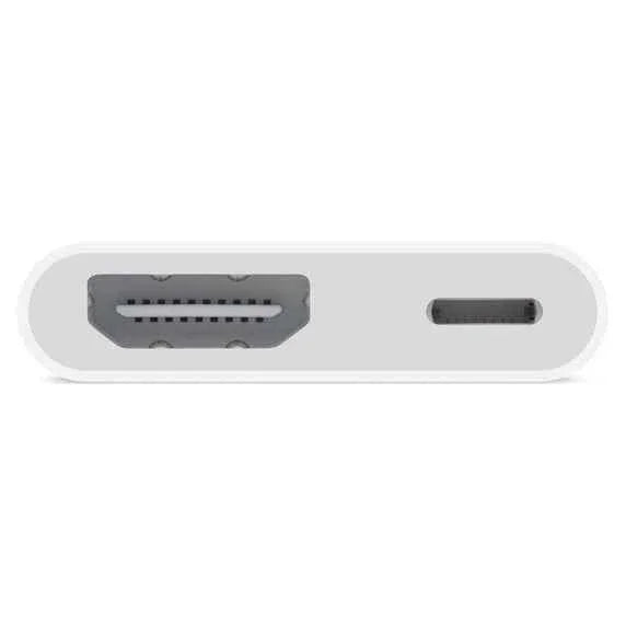 Apple Lightning To Digital AV Adapter - White Apple Lightning To Digital AV Adapter - White